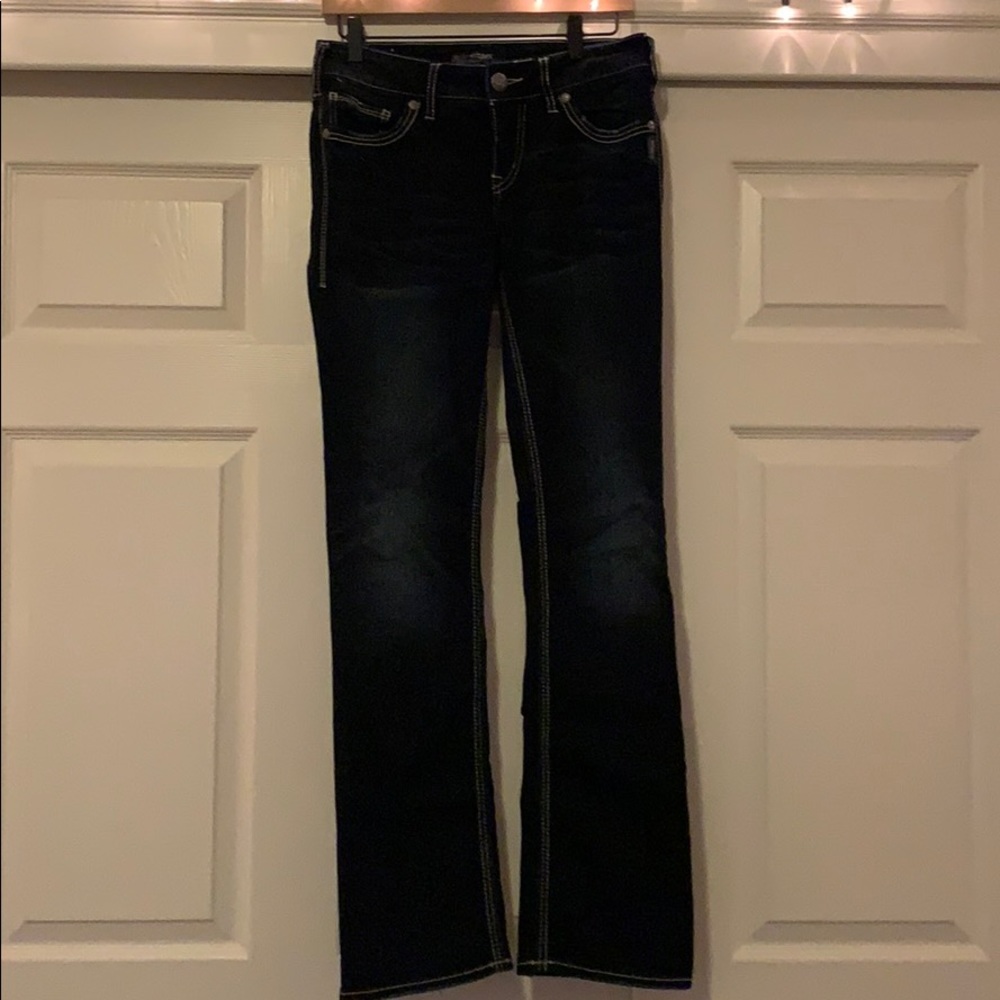Sliver boot cut jeans